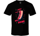 Try Our Hot And Tasty Hot Dogs Today Funny Vintage Retro Long Sleeve T Shirt