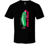 Vintage Chilly Dilly Funny Pickle Distressed Vintage Long Sleeve T Shirt
