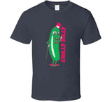 Vintage Chilly Dilly Funny Pickle Distressed Vintage Long Sleeve T Shirt