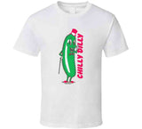 Vintage Chilly Dilly Funny Pickle Distressed Vintage Long Sleeve T Shirt