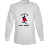 The Devil Made Me Do It Vintage Retro Design T Shirt
