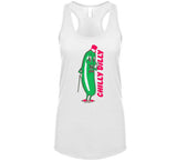 Vintage Chilly Dilly Funny Pickle Distressed Vintage Long Sleeve T Shirt