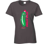 Vintage Chilly Dilly Funny Pickle Distressed Vintage Long Sleeve T Shirt
