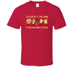 Let's All Go To The Lobby And Get Ourselves Some Treats Funny Retro Theater Snacks T Shirt