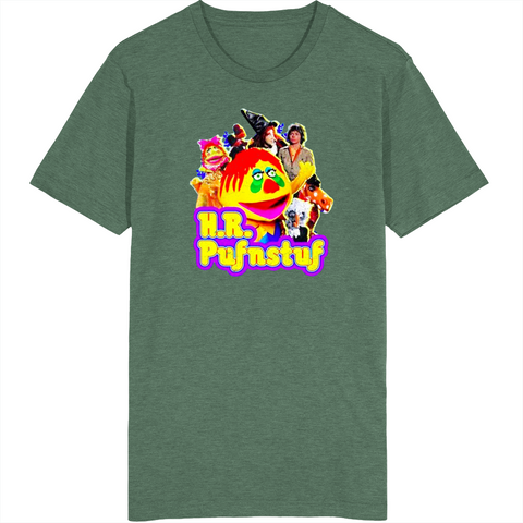 Hr Pufnstuff 70's Tv Retro Show Funny Distressed Vintage T Shirt