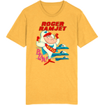 Roger Ramjet Hero Funny Cartoon Retro Tv Show Distressed Vintage T Shirt