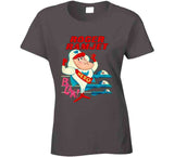 Roger Ramjet Hero Funny Cartoon Retro Tv Show Distressed Vintage T Shirt