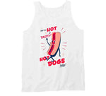 Try Our Hot And Tasty Hot Dogs Today Funny Vintage Retro T Shirt