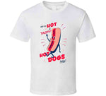 Try Our Hot And Tasty Hot Dogs Today Funny Vintage Retro Long Sleeve T Shirt