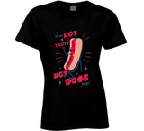 Retro Try Our Hot And Tasty Hot Dogs Today Funny Vintage T Shirt