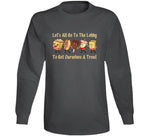 Let's All Go To The Lobby And Get Ourselves Some Treats Funny Retro Theater Snacks Vintage T Shirt