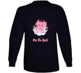 Good Morning Go To Hell Cute Satanic Devil Vintage T Shirt