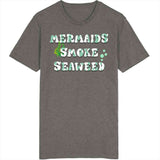 Mermaids Smoke Seaweed Funny Cannabis Long Sleeve T Shirt