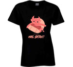 Lets Skate And Hail Satan Funny Cute Satanic Vintage T Shirt