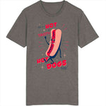 Retro Try Our Hot And Tasty Hot Dogs Today Funny Vintage T Shirt