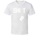 Shit Shirt Funny Falling R Distressed T Shirt