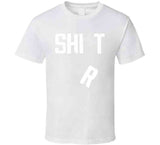 Shit Shirt Funny Falling R Distressed T Shirt