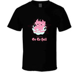 Good Morning Go To Hell Cute Satanic Devil Vintage T Shirt