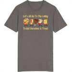 Let's All Go To The Lobby And Get Ourselves Some Treats Funny Retro Theater Snacks T Shirt