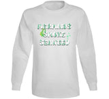 Mermaids Smoke Seaweed Funny Cannabis Long Sleeve T Shirt