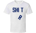 Shit Shirt Funny Falling R Distressed Vintage T Shirt