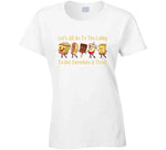 Let's All Go To The Lobby And Get Ourselves Some Treats Funny Retro Theater Snacks Vintage T Shirt