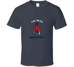 The Devil Made Me Do It Vintage Retro Design T Shirt