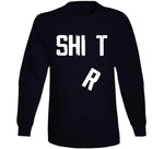 Shit Shirt Funny Falling R Distressed T Shirt