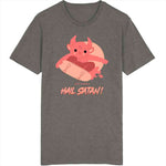 Lets Skate And Hail Satan Funny Cute Satanic Vintage T Shirt