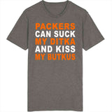 Green Bay Can Suck My Ditka And Kiss My Butkus Funny Football Sports Long Sleeve T Shirt