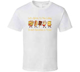 Let's All Go To The Lobby And Get Ourselves Some Treats Funny Retro Theater Snacks Vintage T Shirt