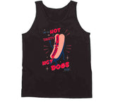 Try Our Hot And Tasty Hot Dogs Today Funny Vintage Retro Long Sleeve T Shirt