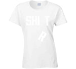 Shit Shirt Funny Falling R Distressed T Shirt