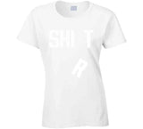 Shit Shirt Funny Falling R Distressed T Shirt