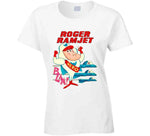 Roger Ramjet Hero Funny Cartoon Retro Tv Show Distressed Vintage T Shirt