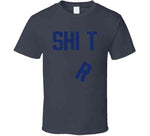 Shit Shirt Funny Falling R Distressed Vintage T Shirt