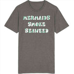 Mermaids Smoke Seaweed Funny Cannabis Vintage T Shirt