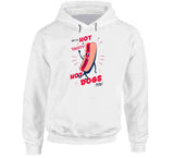 Try Our Hot And Tasty Hot Dogs Today Funny Vintage Retro T Shirt