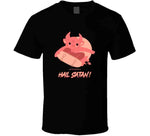 Lets Skate And Hail Satan Funny Cute Satanic Vintage T Shirt